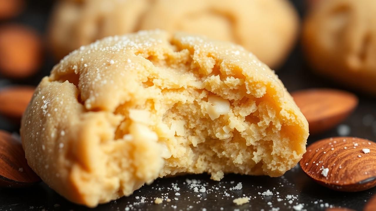 Amygdalota detail illustration showing a complementary view for the recipe guide