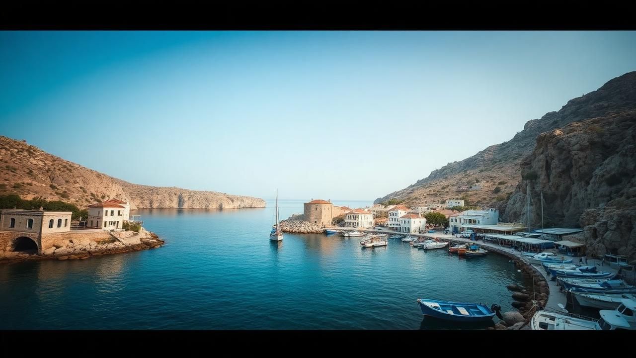 Heronissos beach guide illustration for Sifnos