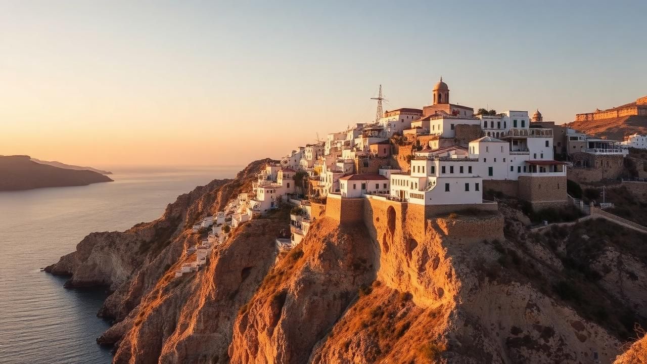 Kastro where to stay guide illustration for Sifnos