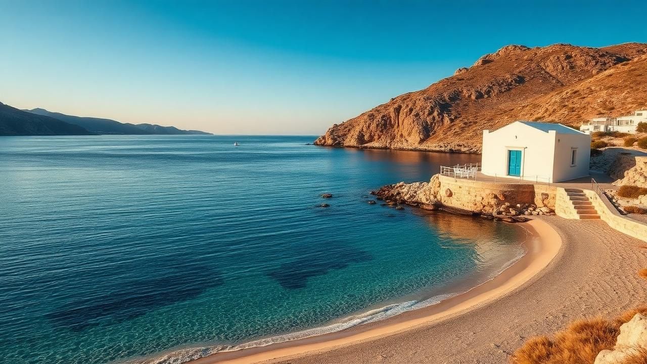 Vathi where to stay guide illustration for Sifnos